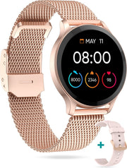 Montre de sport FITAGE, Smartwatch, Podomètre, Rose