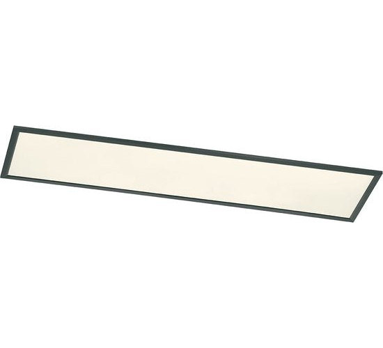 Trio leuchten - Plafonnier LED - Plafonnier - 31W - Blanc chaud 3000K - Dimmable - Rectangle - Noir - Aluminium