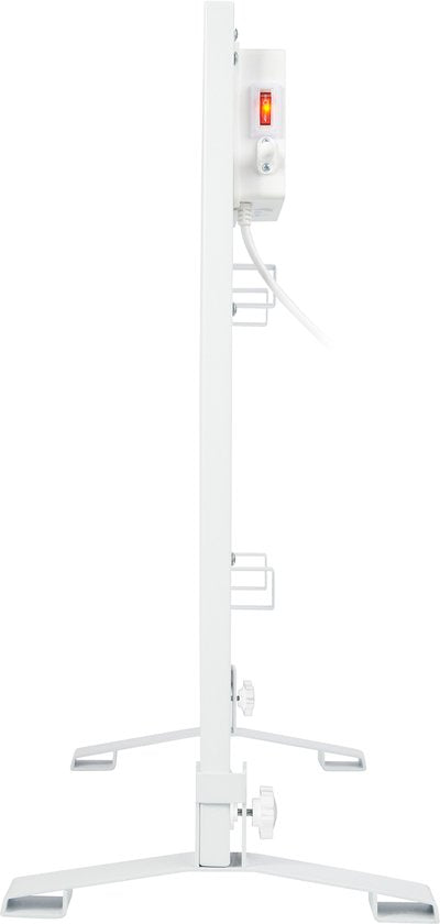 Panneau infrarouge – Radiateur électrique Princess 540 W - 60 x 90 cm - Radiateur infrarouge - Panneau chauffant infrarouge 348254 - Smart - Wi-Fi - avec application - Autonome/Montage mural - Économe en énergie - Panneau infrarouge mobile – Blanc - Sans