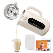 Machine à lait de noix IAGREEA 10-en-1 avec couvercle en acier inoxydable - Matériau sans BPA, idéal pour préparer du lait d'amande maison