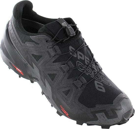 Salomon Speedcross 6 GTX - GORE-TEX - Chaussures de trail pour homme, chaussures de course à pied, noir 417386, pointure : EU 46 UK 11