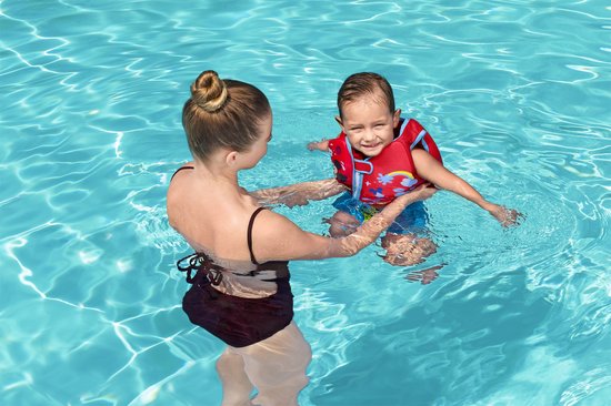 Bestway Disney Mickey Mouse Gilet UPF 50+ 51 cm, de 1 à 3 ans, piscine et plage 09101