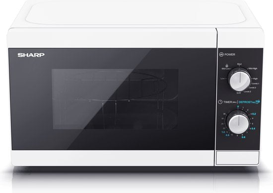 Micro-ondes et grill Sharp YC-MG01E-W - 800 W - 20 litres - blanc
