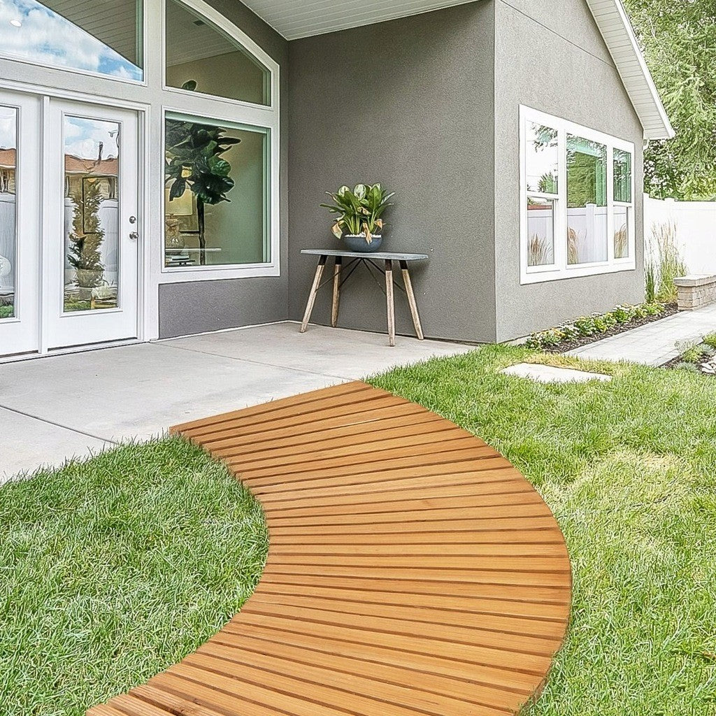 Coast Garden Path - Antidérapant et résistant aux intempéries - Pin - 216 cm