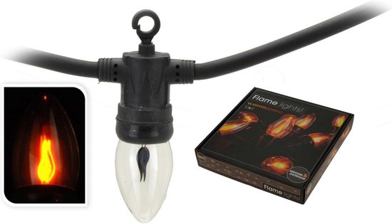 Éclairage à flammes, 10 lampes