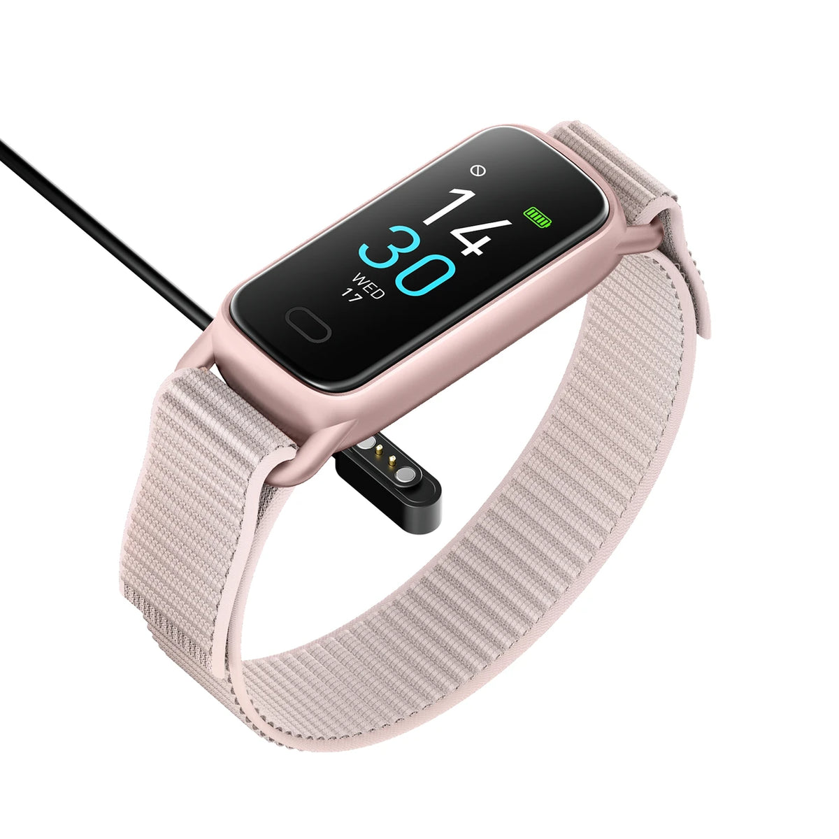 Montre connectée FITTEK GTL1 - Recharge magnétique - Rose
