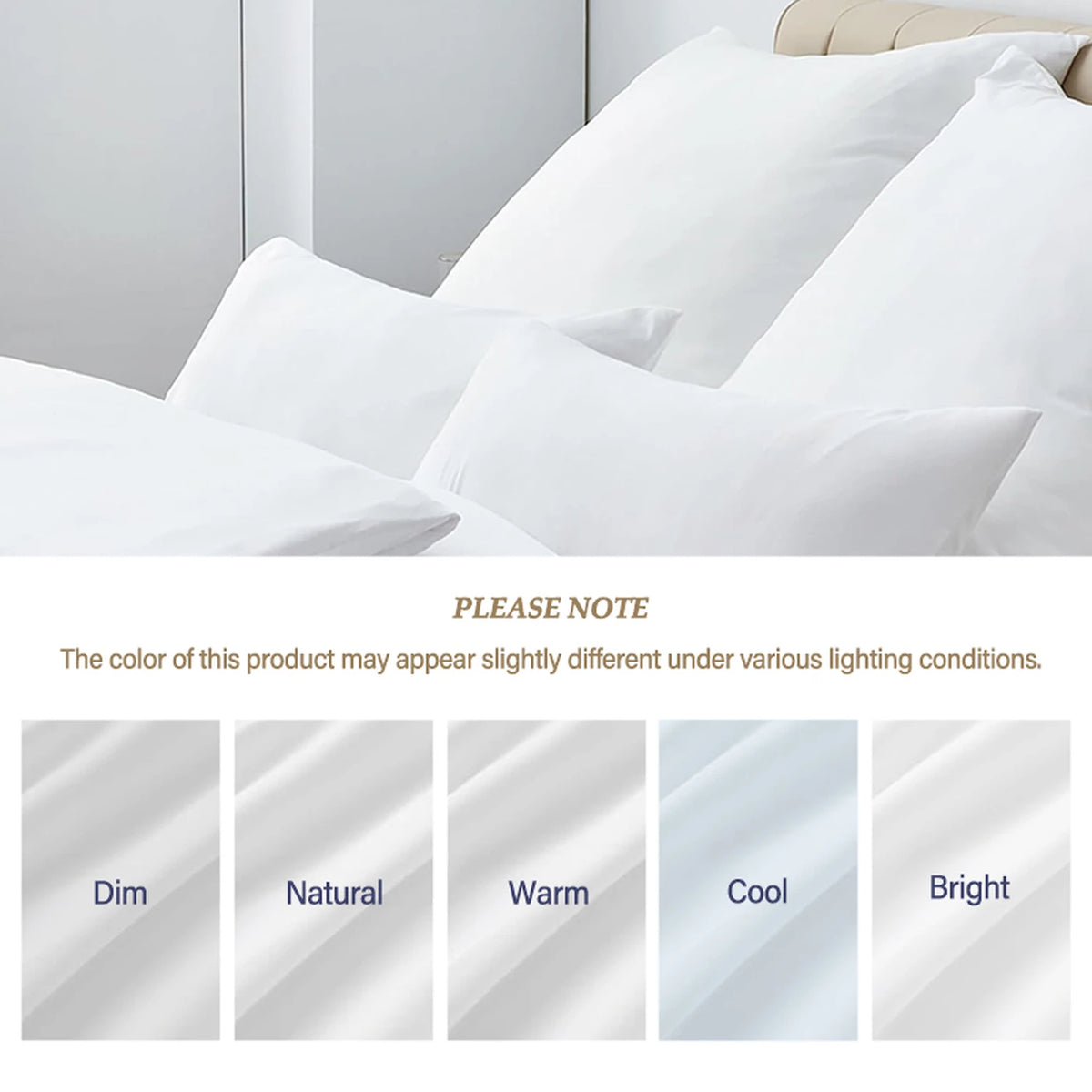 XLLX Basics Taies d'oreiller 65 x 65 cm - Lot de 2 - 100 % coton - Blanc