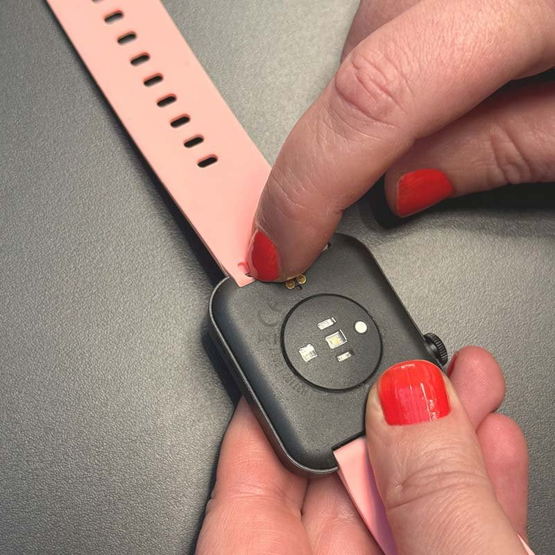 Lot de bracelets de rechange Kendox LifeTracker - 4 couleurs - Silicone souple - Compatibles avec les montres connectées et les montres de sport