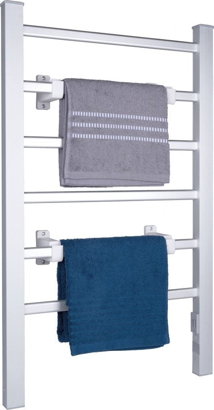 Porte-serviettes Dirt Devil - Radiateur électrique pour serviettes - 90x53cm - Aluminium