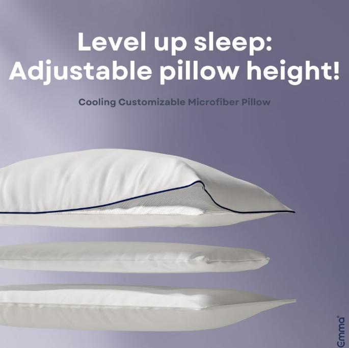 Coussin Emma « Wolkenkussen » en microfibre, 40 x 80 cm – Blanc – Polyester et Aerosoft