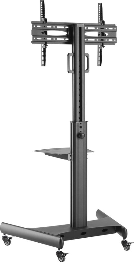 Trépied TV - Support TV - Pied TV - mobile - réglable en hauteur jusqu'à 160 cm