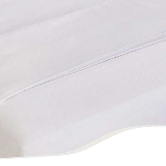 Home by TEMPUR - Sur-matelas - 90 x 200 x 9 cm - Blanc & Fibres de Bambou - Doux et soyeux - Chambre à coucher & Confort - Infroissable et résistant au séchage