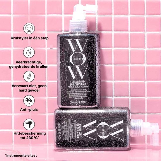 Color Wow Dream Coat pour cheveux bouclés - Cheveux sans frisottis et boucles bien définies - 200 ml