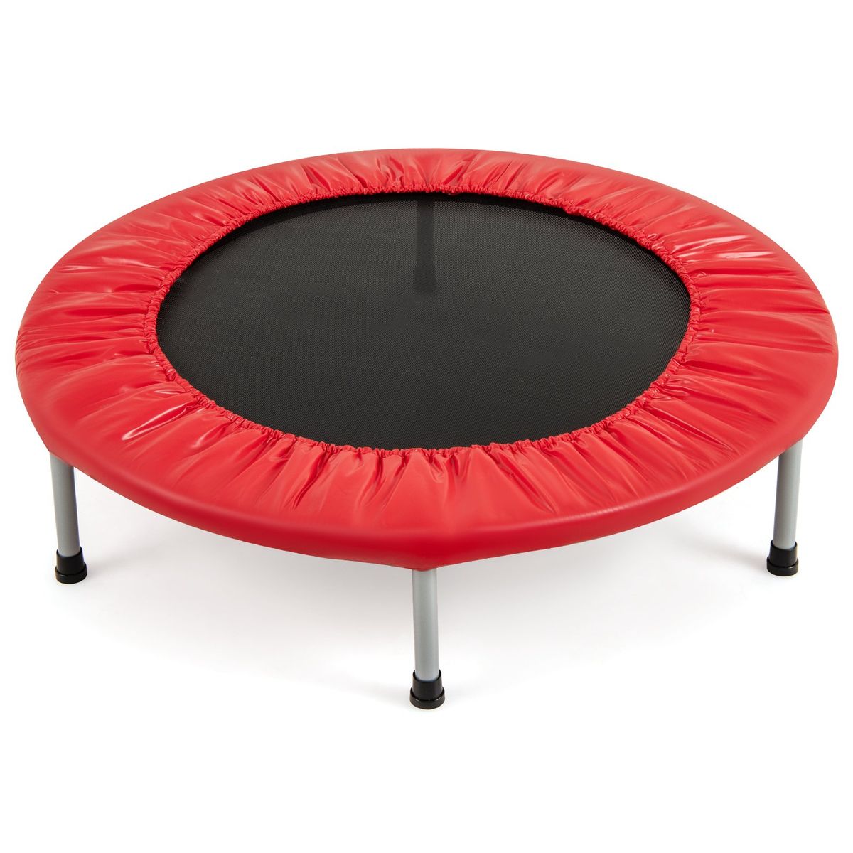 Mini-trampoline Coast - Pliable - Trampoline pour enfants jusqu'à 150 kg - rouge, Ø 97 cm