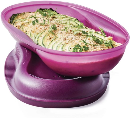Appareil à omelette Tupperware pour micro-ondes – Cuisson sans matière grasse – Lavable au lave-vaisselle