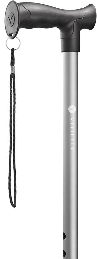 Canne VITILITY - Anthracite - Réglable - Ergonomique - Canne de marche