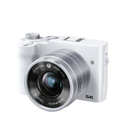 Appareil photo numérique Songdian - 5K et 64 MP - Zoom optique 8x - Blanc