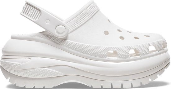 Sabots Crocs Classic Mega Crush blancs, pointures EU 39-40, pour homme