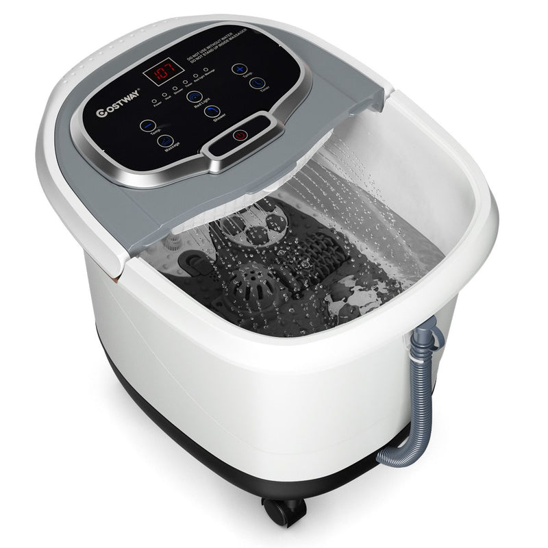 Bain de pieds Coast avec fonction massage - rouleaux de massage motorisés - fonction douche réglable - bleu