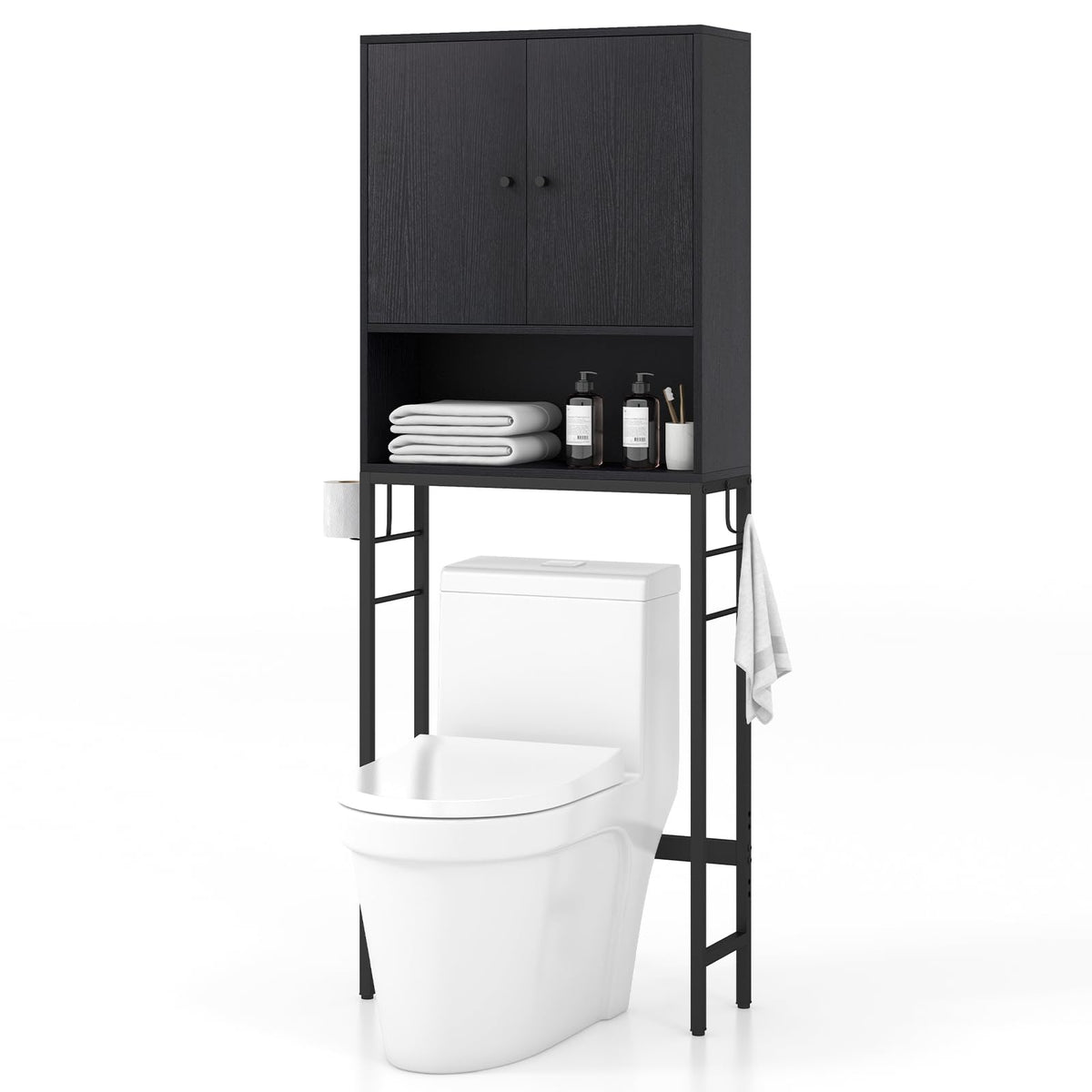 Coast Rangement au-dessus des toilettes - Porte-toilettes avec protection anti-basculement