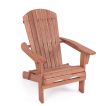 Stuintoel pliant en bois Coast - Marron - 89 x 71 x 94 cm